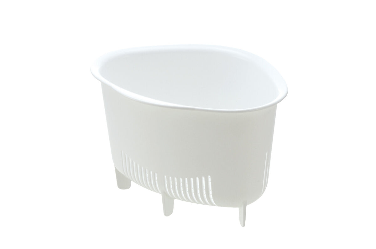 Richell Sherry Triangular Corner Strainer L White