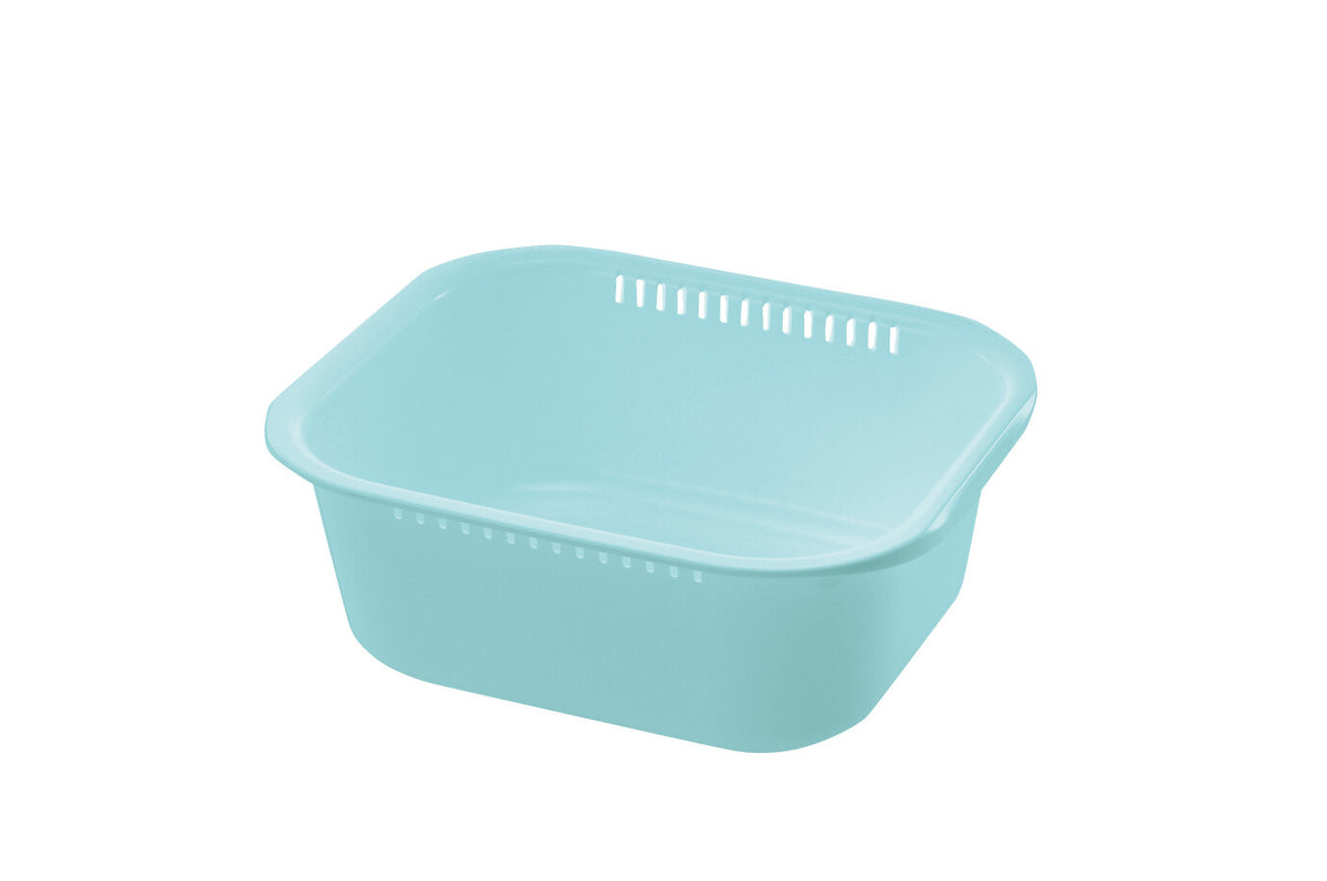 Richell Sherry Dish Wash Basin Tub K-Type Mint Blue 35x30cm