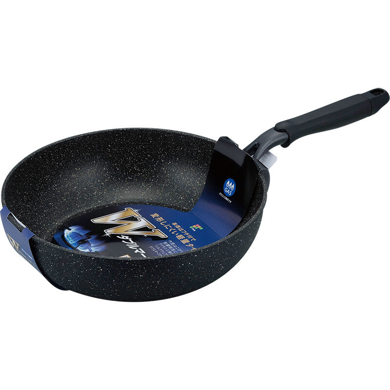 Wahei Freiz W-Marble Alpha Stir-Fry Pan for Gas Stove 28cm RB-2108