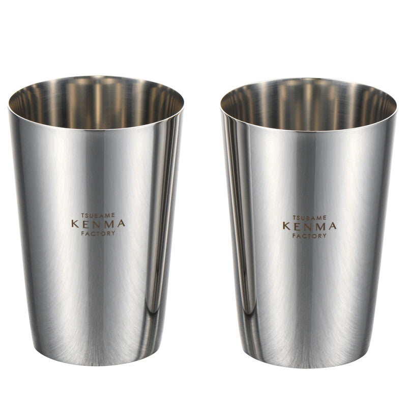 Wahei Freiz Tsubame Polishing Factory Stainless Tumbler 300ml Set of 2 ME-7351