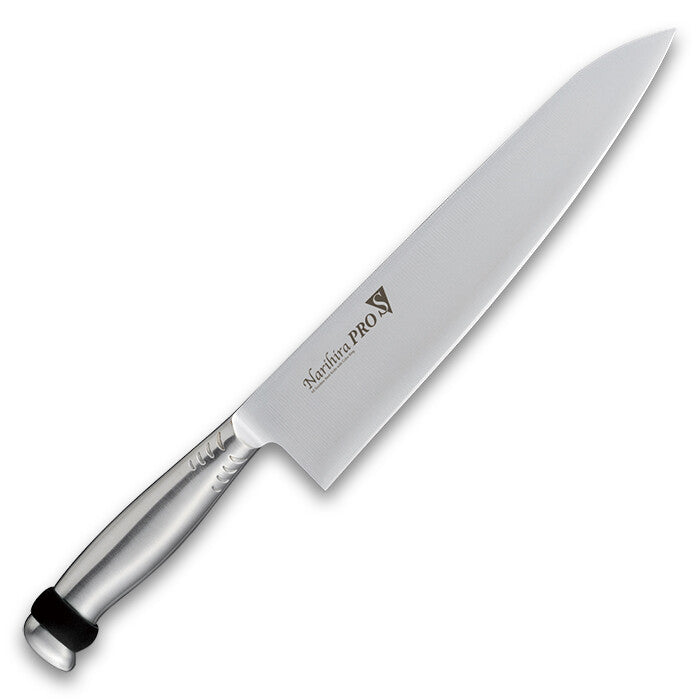 Fuji Cutlery Narihira Pro All Stainless Gyuto Chef Knife 240mm White FC-3005WH