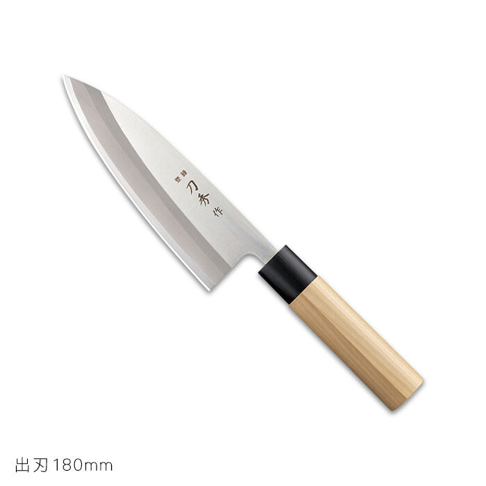 Tojiro Shusaku Molybdenum Vanadium Left-Handed Deba Knife 180mm FC-372
