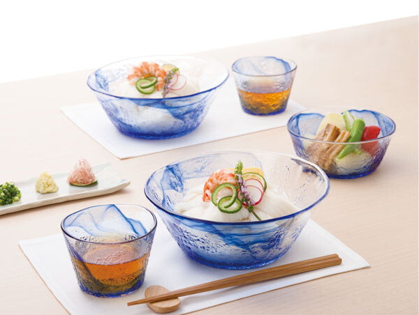 Toyo-Sasaki Glass Ryuso Small Glass Bowl