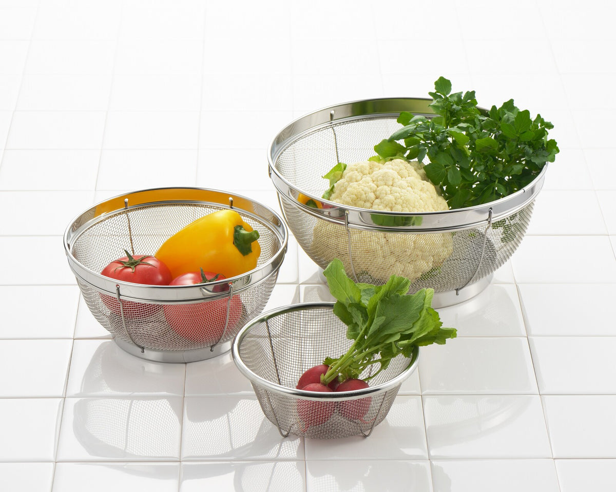 Yoshikawa Mizulead II Stainless Steel Colander Set 15/19/25cm SJ3467