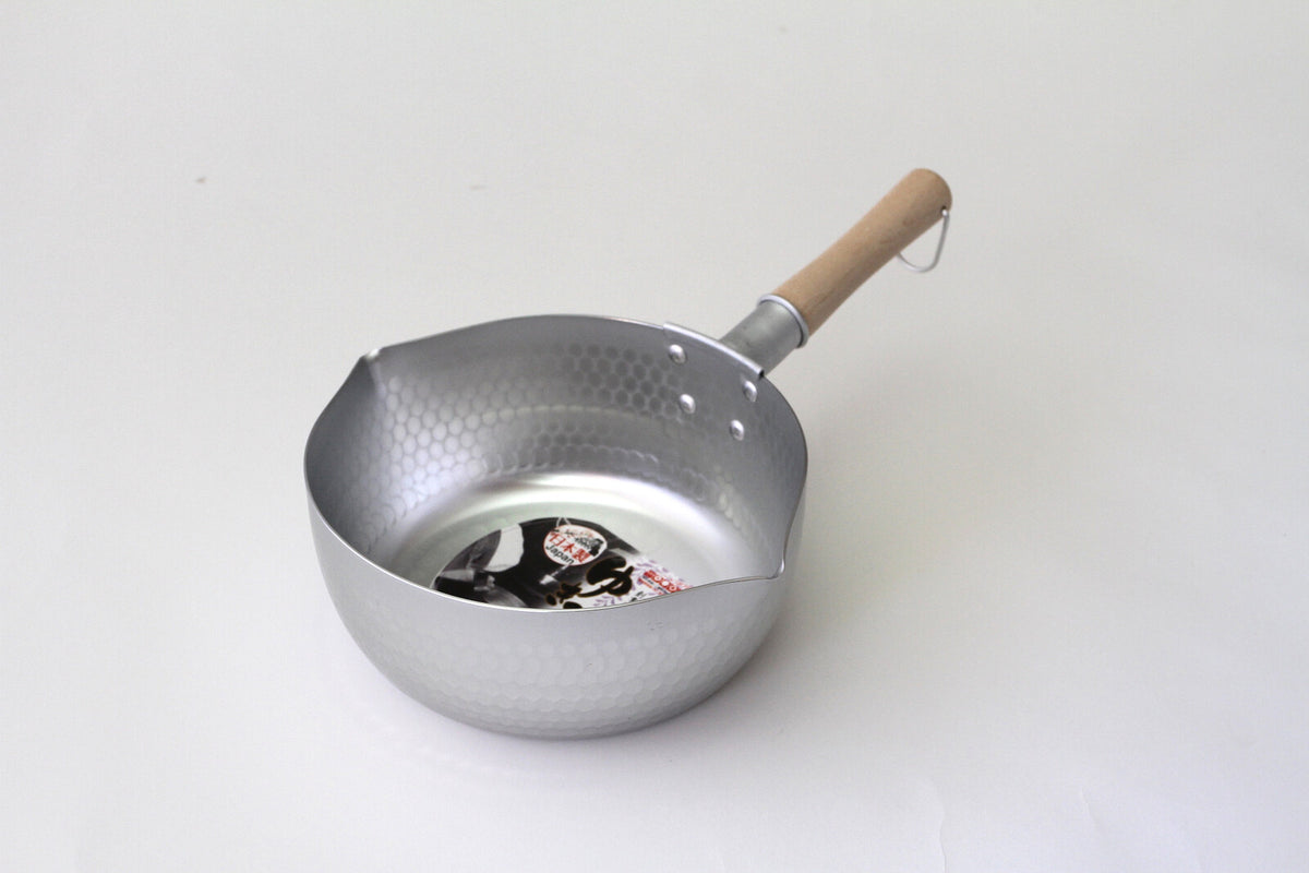 Taniguchi Metal Silver Wave Yukihira Pot 22cm