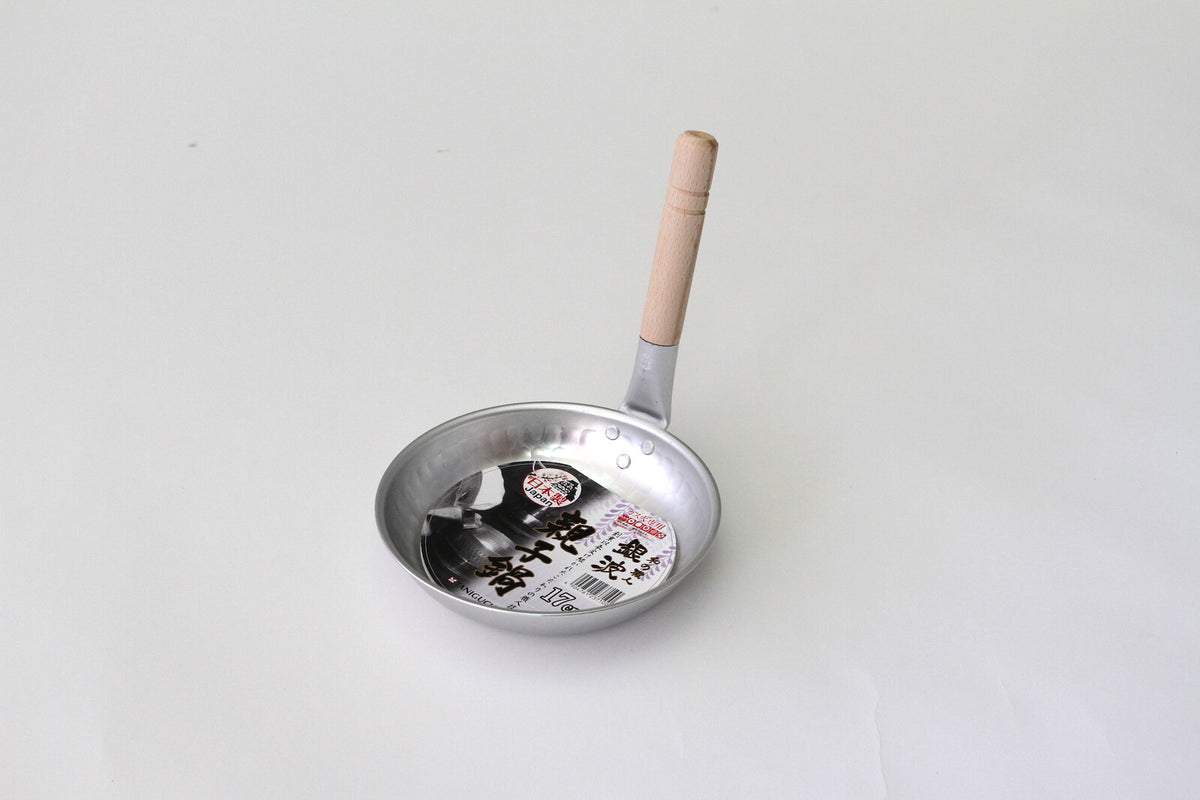 Taniguchi Metal Silver Wave Parent-Child Pot 17cm