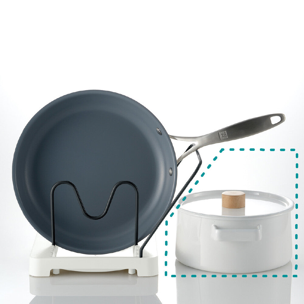 Richell Totono Drawer Pot & Pan Stand White
