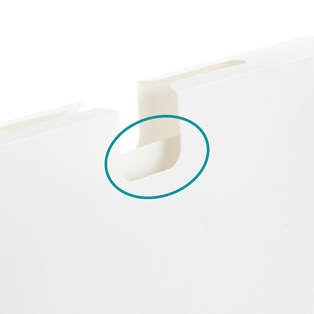 Richell Totono Drawer Trash Bag Storage Case White