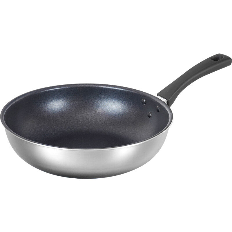 Wahei Freiz Miramite IH-Compatible Tri-Ply Steel Wok Pan 28cm RB-2904