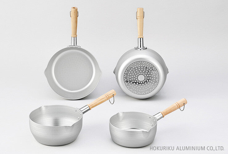 Hokuriku Aluminum IH Hanayuki Yukihira Pot 20cm A-2742