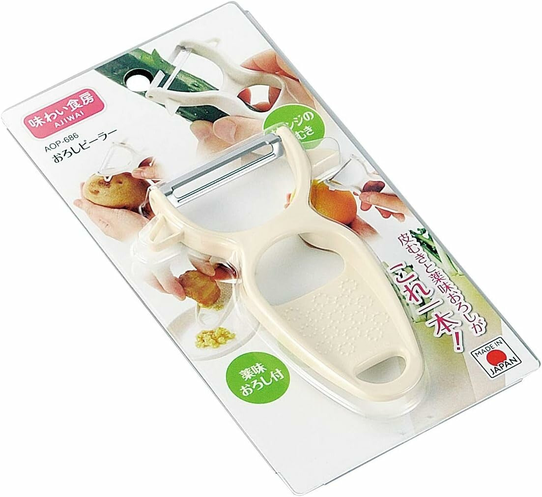 Shimomura Ajiwai Shokubo Grater Peeler AOP-686