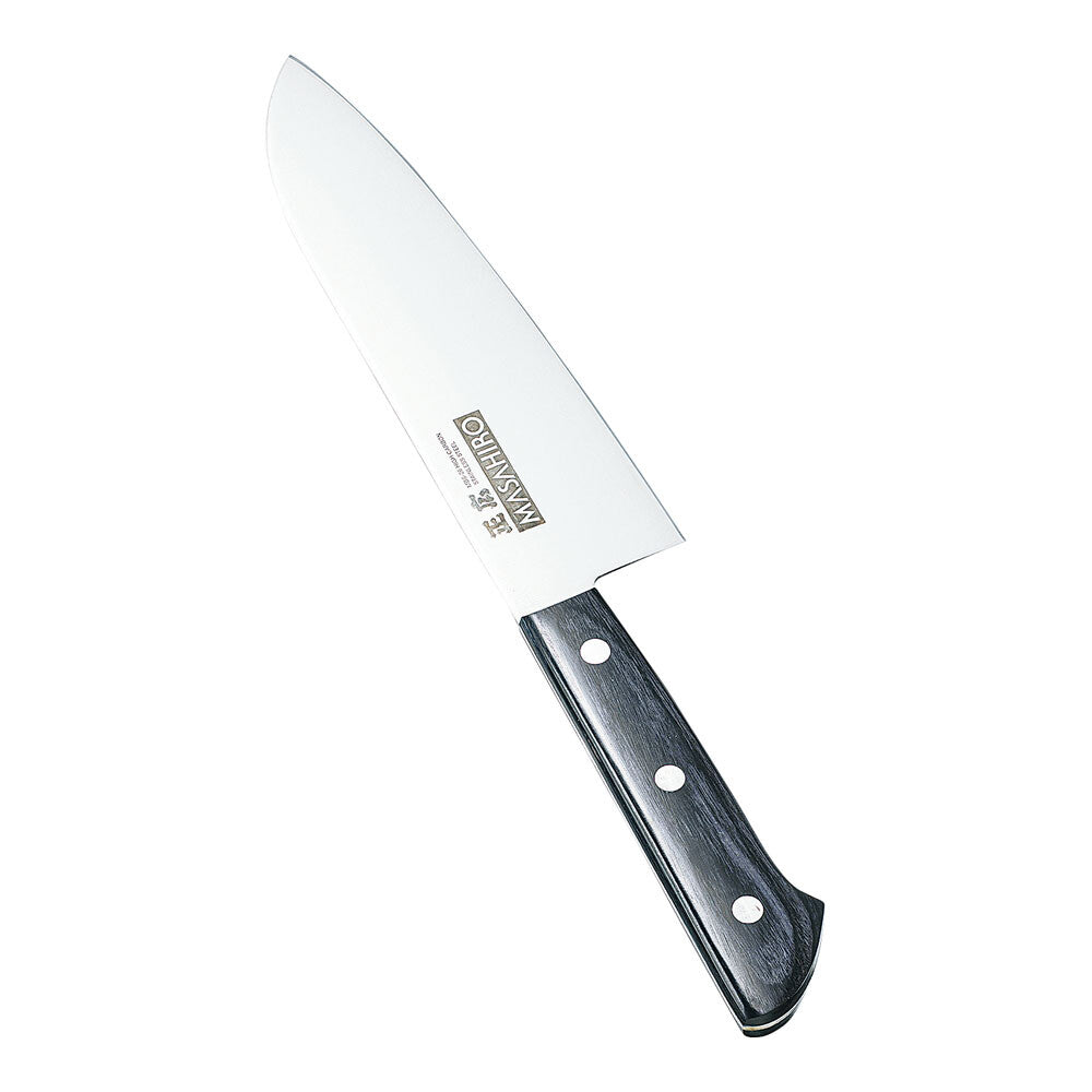 Masahiro MV-L Steel Santoku Knife (Double Edge) 17.5cm 14123