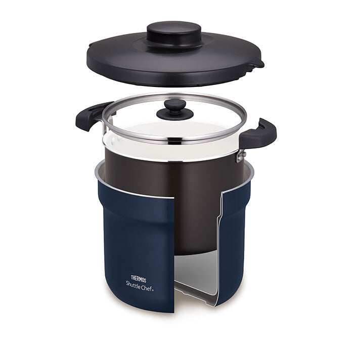 Thermos Shuttle Chef Vacuum Insulated Cooker 4.3L Navy KBJ-4502