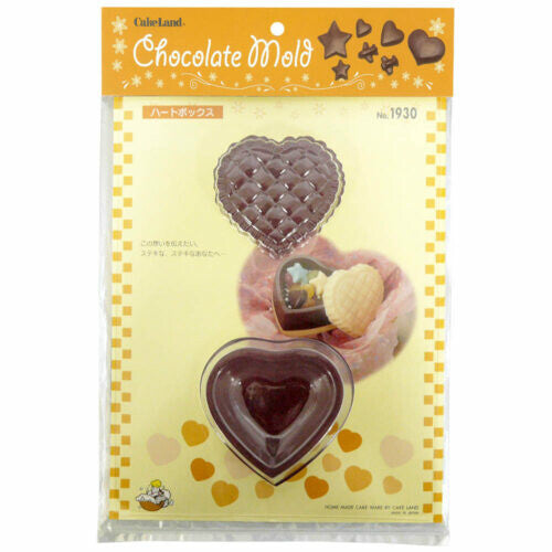 Tiger Crown Chocolate Mold Heart Box 1930