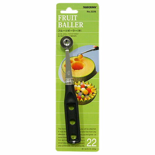 Tiger Crown Melon Baller Fruit Scoop Medium 22mm Stainless Steel 2226