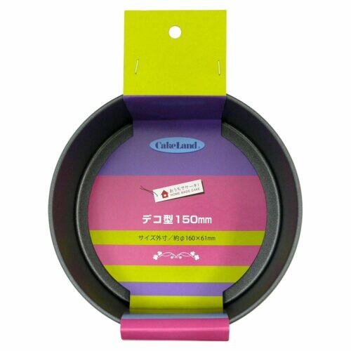 Tiger Crown G. Deco Round Cake Pan 150mm Nonstick 3801
