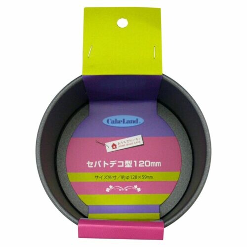 Tiger Crown G. Round Cake Pan with Removable Bottom 120mm 3803