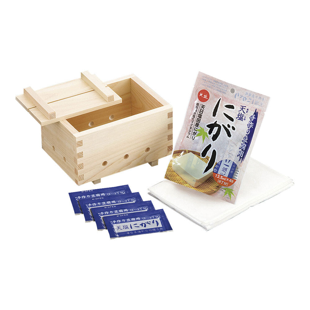 Yamako Hinoki Tofu Maker Kit, Makes 16 Blocks 81159