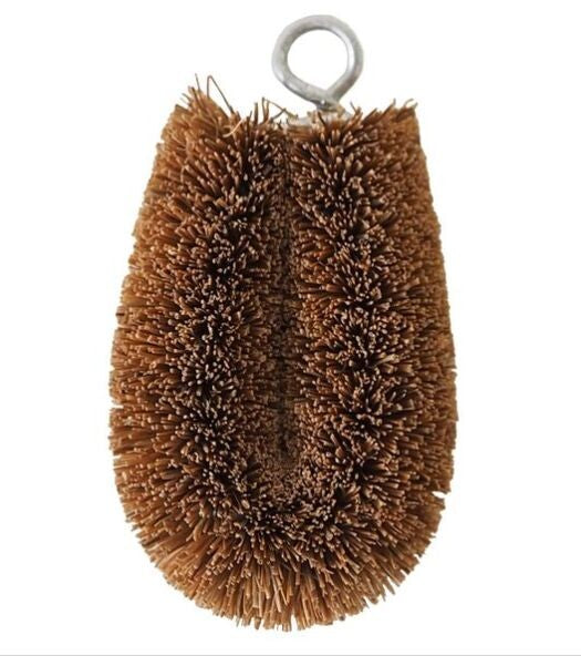 Kamenoko Tawashi CoCo Palm Scrub Brush, Brown