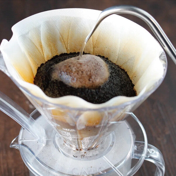 CAFEC Abaca Plus Cone Coffee Filter 1 Cup 100 Count White Pack of 10 APC1-100W