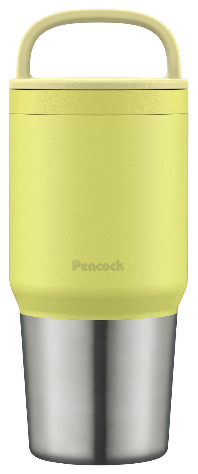 Peacock Screw Mug Bottle 600ml Lime Yellow AEF-60