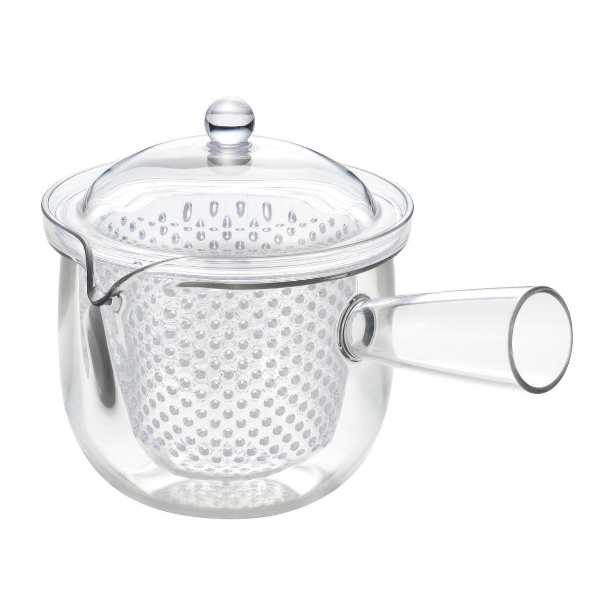 Akebono Clear Teapot Kyusu Style with Strainer TW-3748