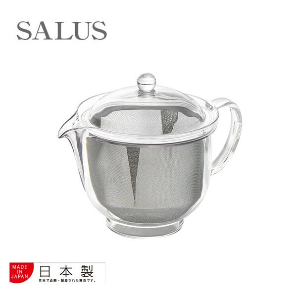 SALUS Clear Teapot with Stainless Steel Mesh Infuser LL