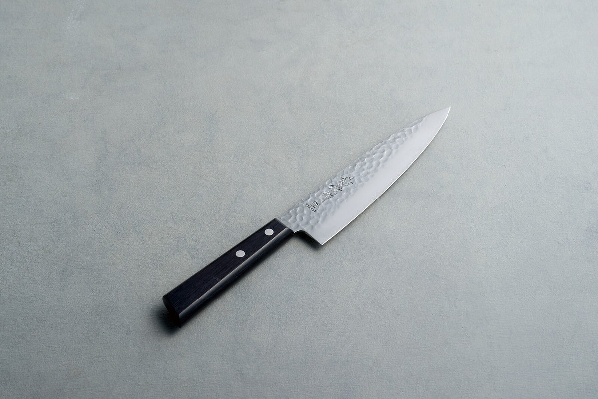 Yaxell Kaneyoshi 3-Layer VG10 Hammered Chef Knife 180mm
