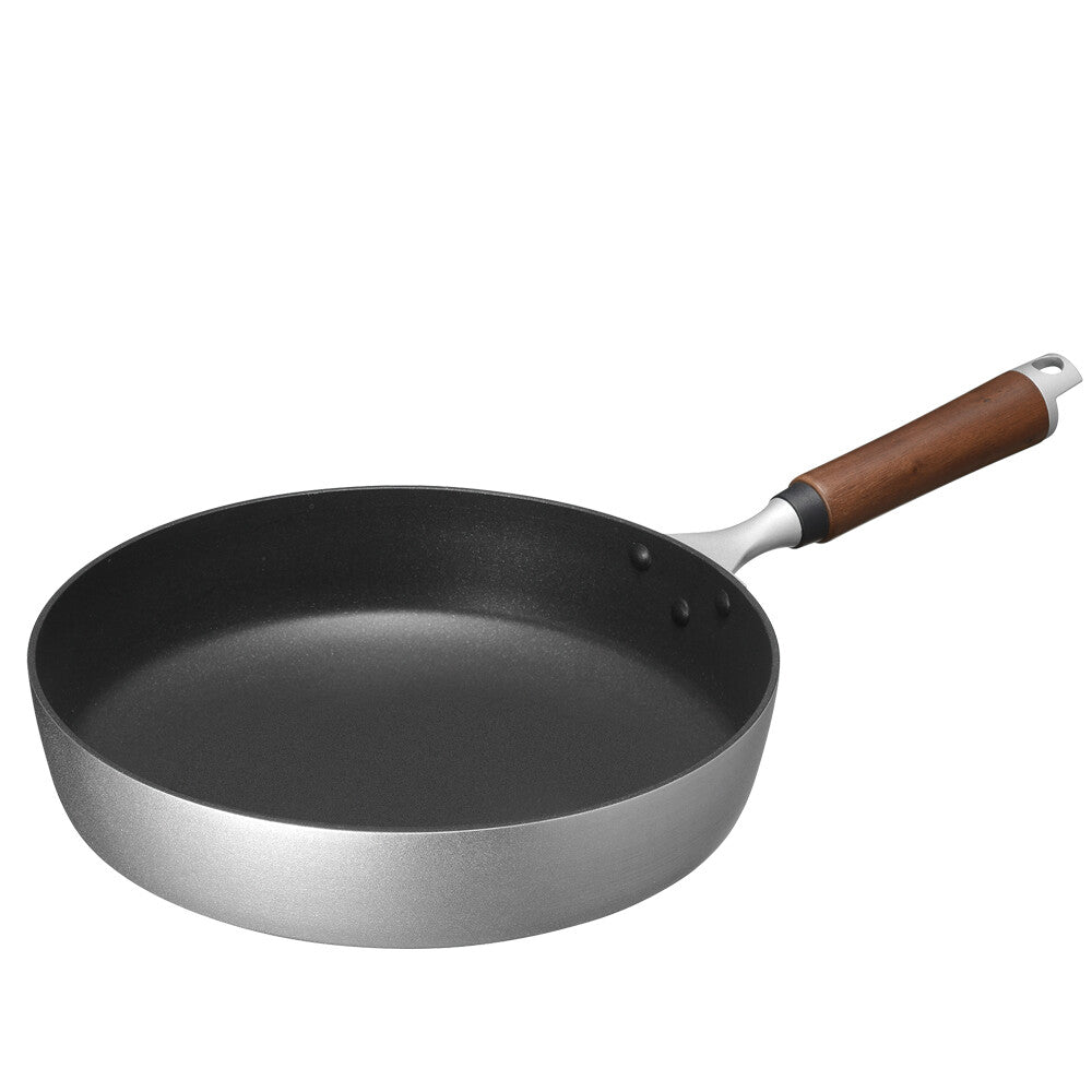 Wahei Freiz Deep Frying Pan 20cm Wood Handle Nonstick MB-3033