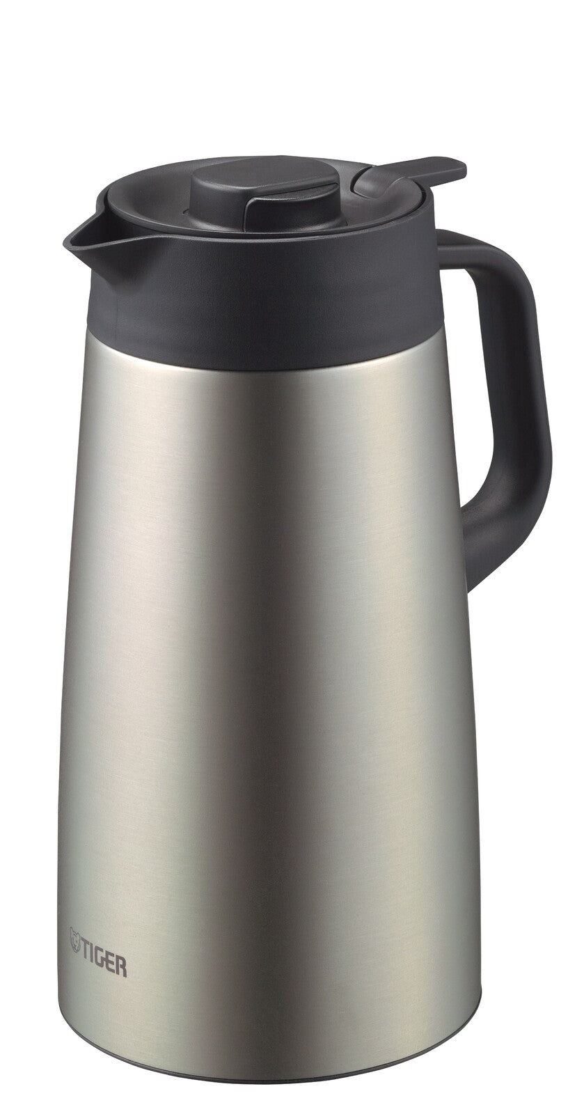 Tiger Vacuum Insulated Stainless Pot 1.6L Push Lever Egret White PWR-A160