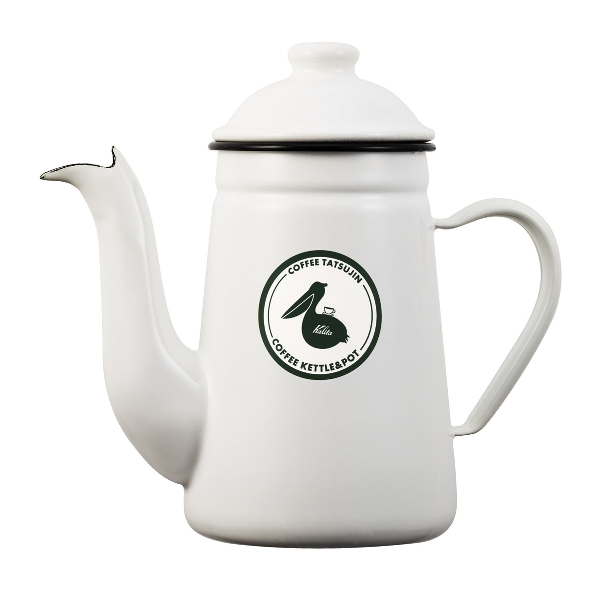 Kalita Coffee Master Pelican Drip Pot 1L White 52301