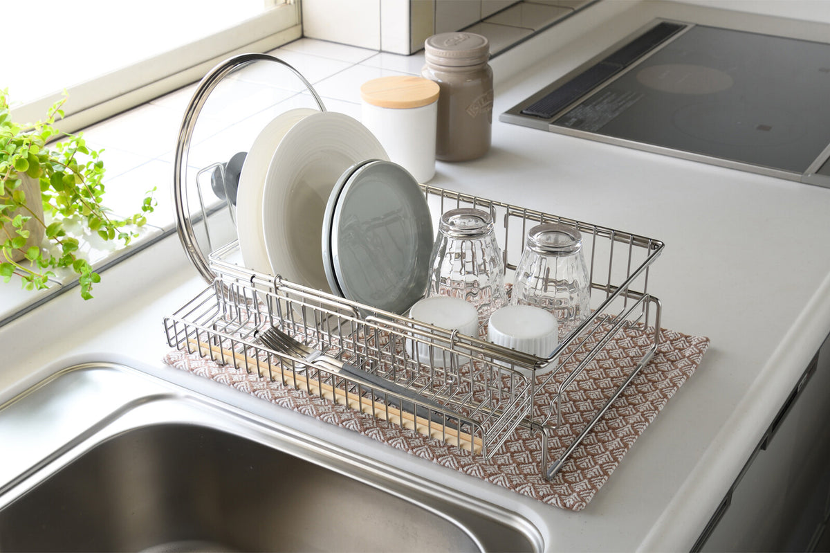 Wahei Freiz Enzo Expandable Dish Drying Rack for In or Over Sink EM-086