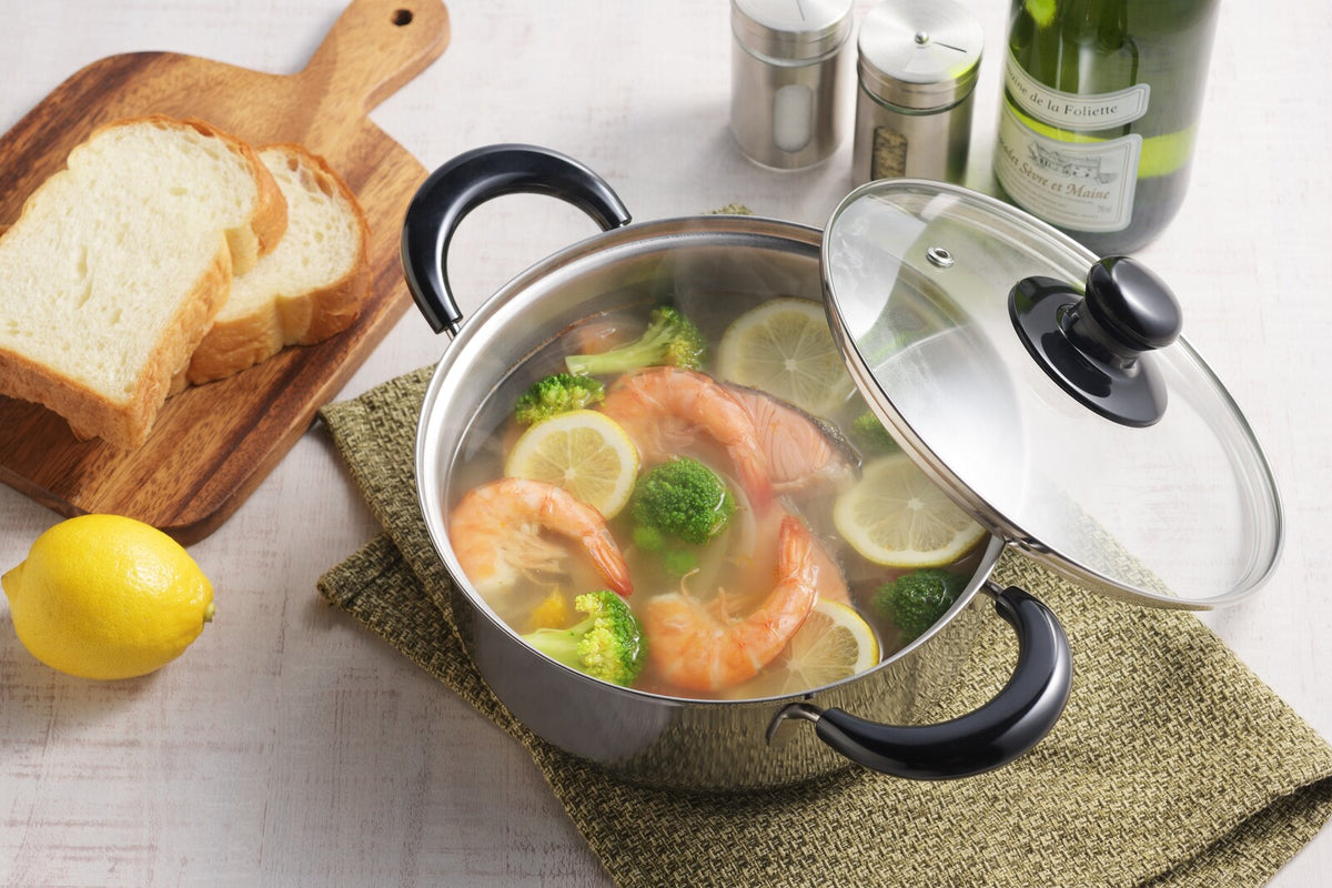 Yoshikawa Cook Look Neo Two-Handle Pot 20cm SJ4005