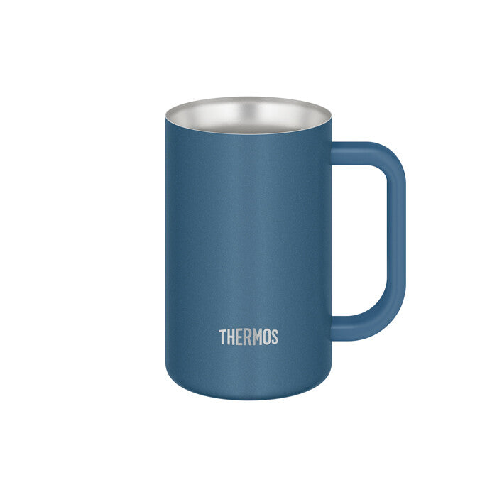 Thermos Vacuum Insulated Beer Mug 600ml Blue JDK-602C