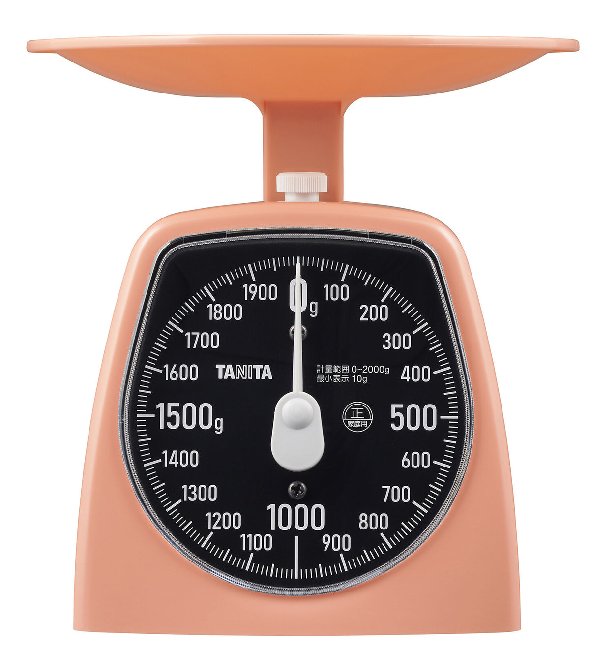 Tanita Analog Kitchen Scale 2kg Coral Pink KA442PK