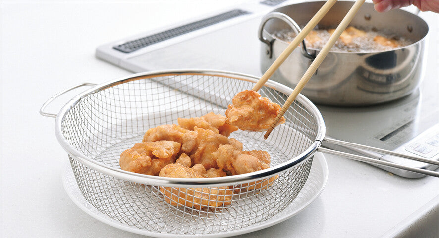 Arnest Fine Mesh Colander with Handle 38.5cm Stainless Steel