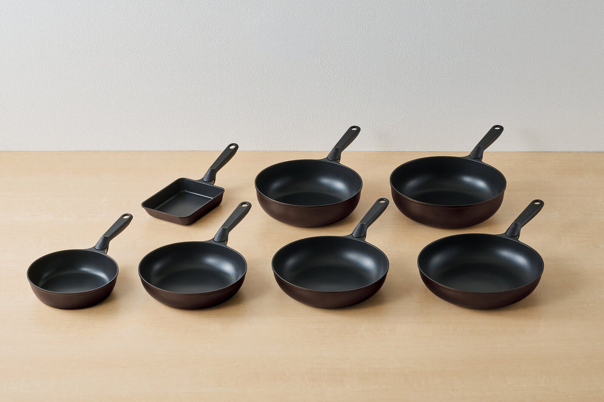 Thermos Durable Premium Frying Pan Brown Gold 20cm KFP-020