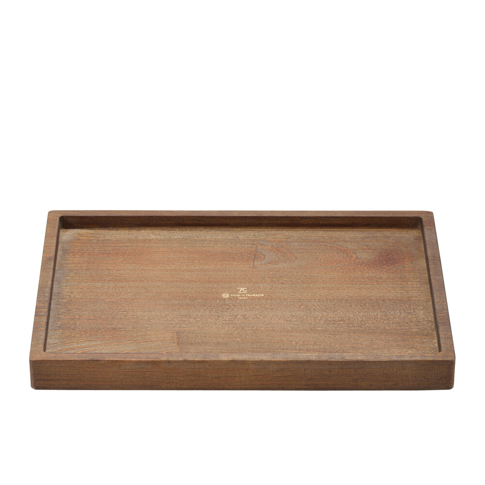 Tanabe Kanagu Nitrided Iron Griddle Plate with Wooden Base 5724