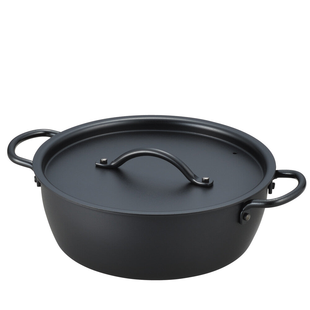 Tanabe Kanagu Iron Pot Small Single Serving Pot with Lid 16cm 5151