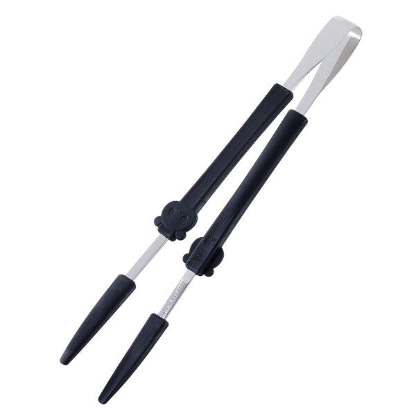 Tanabe Kanagu Ohashi Tongs Chopstick Style Kitchen Tongs Black 24cm 3805