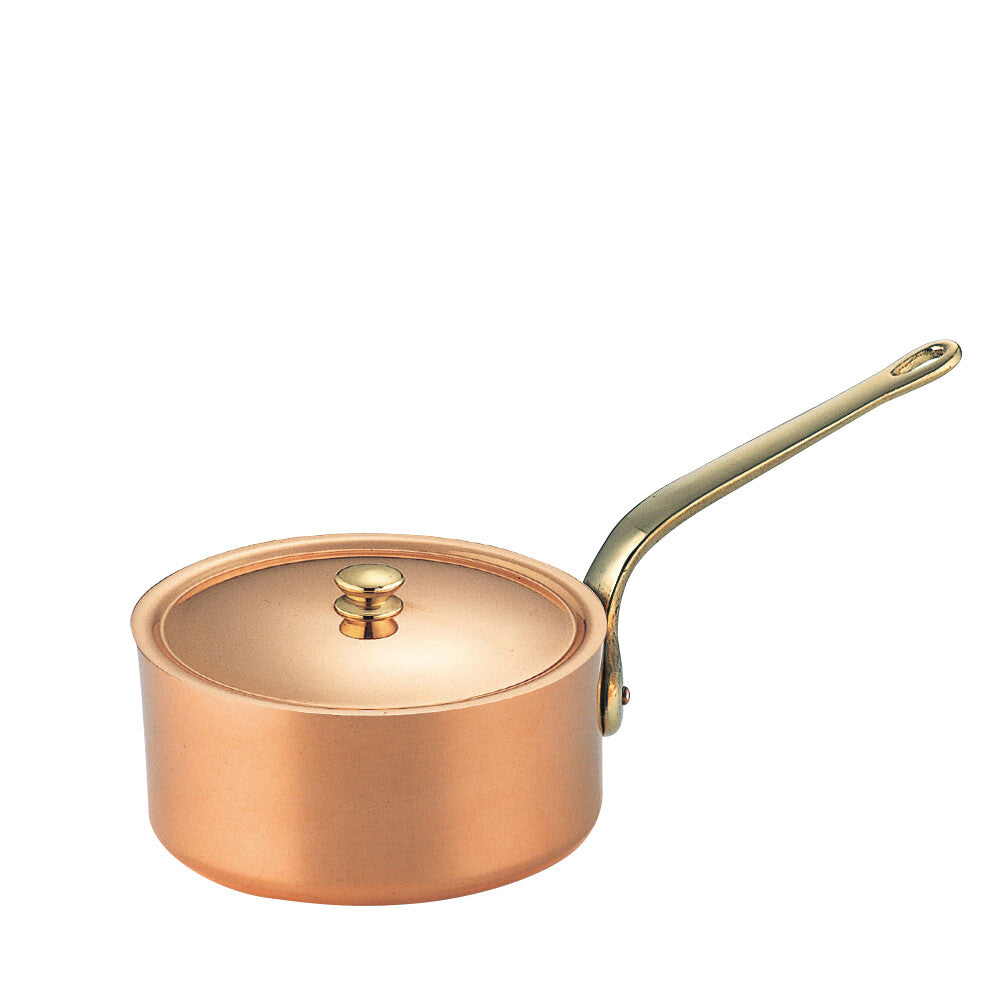 Wadasuke Tin-Lined Copper Lid for Mini Saucepan 8cm 2514-0080