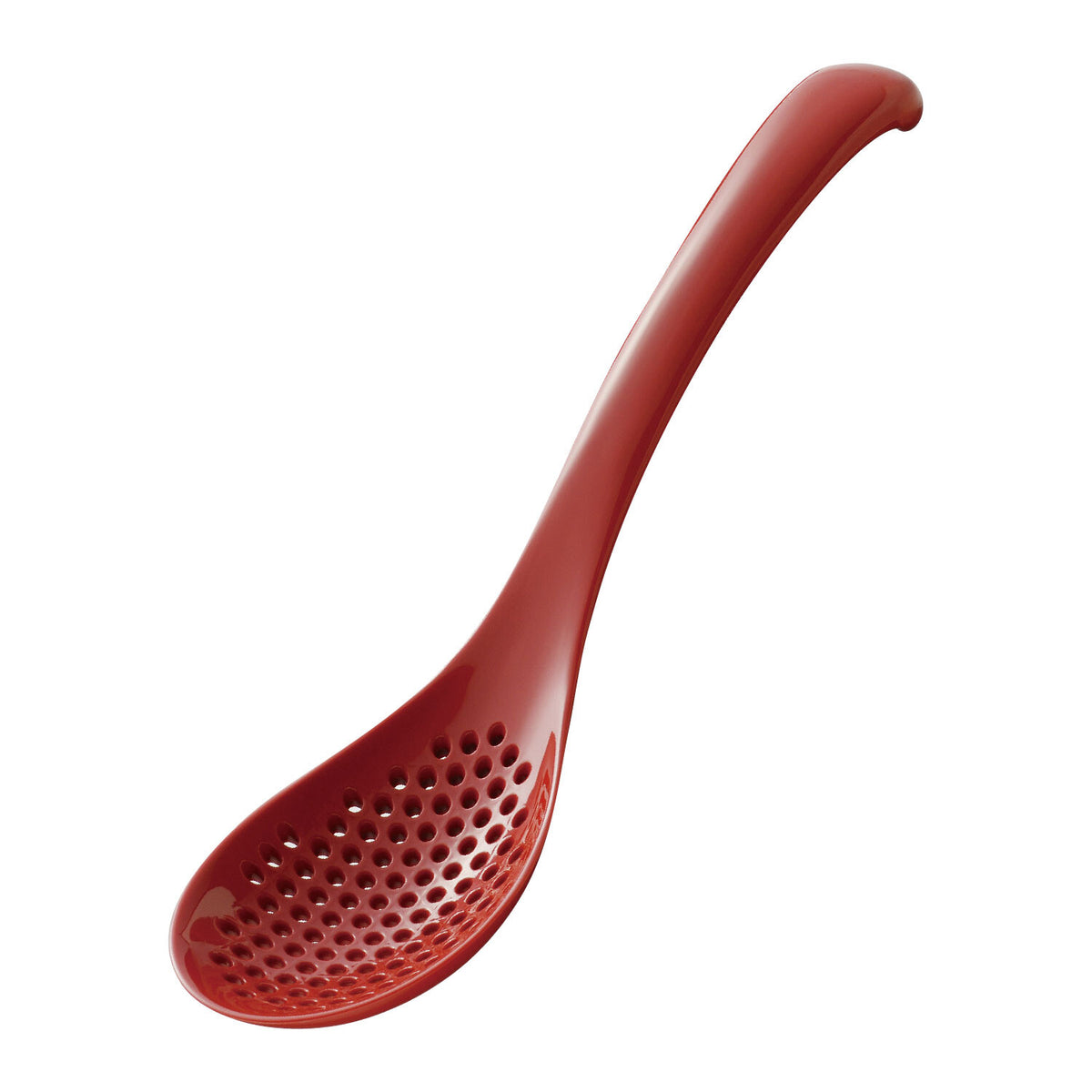 Akebono Slotted Ramen Spoon (Renge) Red GM-4098