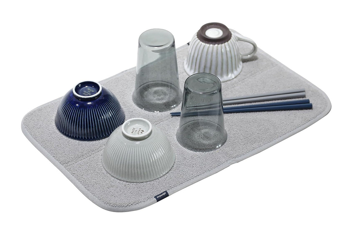 CB Japan Foldable Water-Absorbing Mat Gray