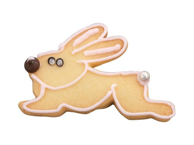 Tiger Crown 18-8 Stainless Steel Cookie Cutter Jumping Rabbit 1080
