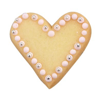 Tiger Crown Stainless Steel Heart Cookie Cutter Small 4.8cm 1084