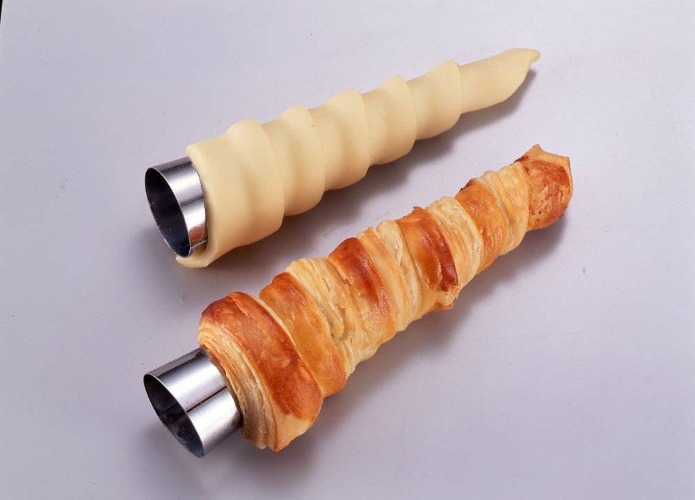 Tiger Crown Stainless Steel Cream Horn Molds 3 Pieces 571