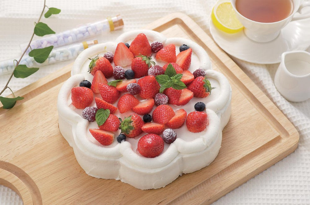 Tiger Crown Albrit Flower Deco Nonstick Cake Pan 22cm 5259