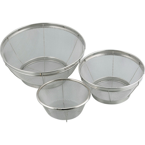 Wahei Freiz Kachikore Stainless Colander 3-Piece Set 14/18/24cm KR-8273