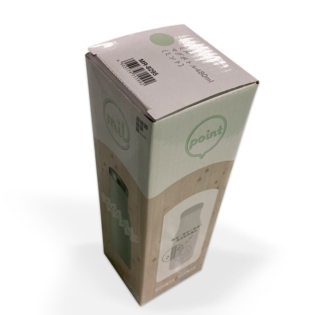 Wahei Freiz Mill Mug Bottle 480ml Mint MR-8295