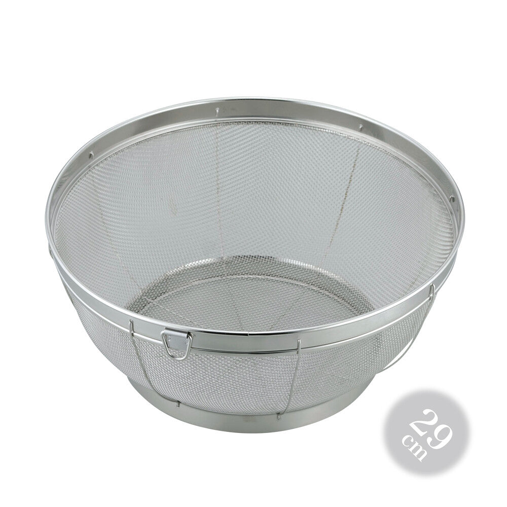 Wahei Freiz Stainless Steel Deep Colander with Ring Stand 24cm SUI-6005